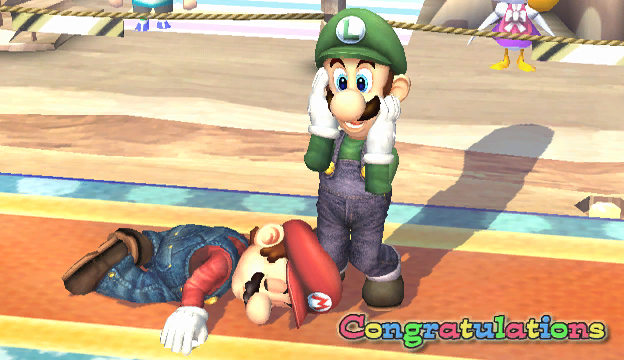 Luigi_Congratulations_Screen_Classic_Mode_Brawl.png