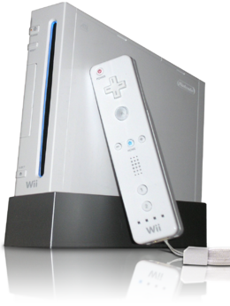 The Wii with Wii Remote
