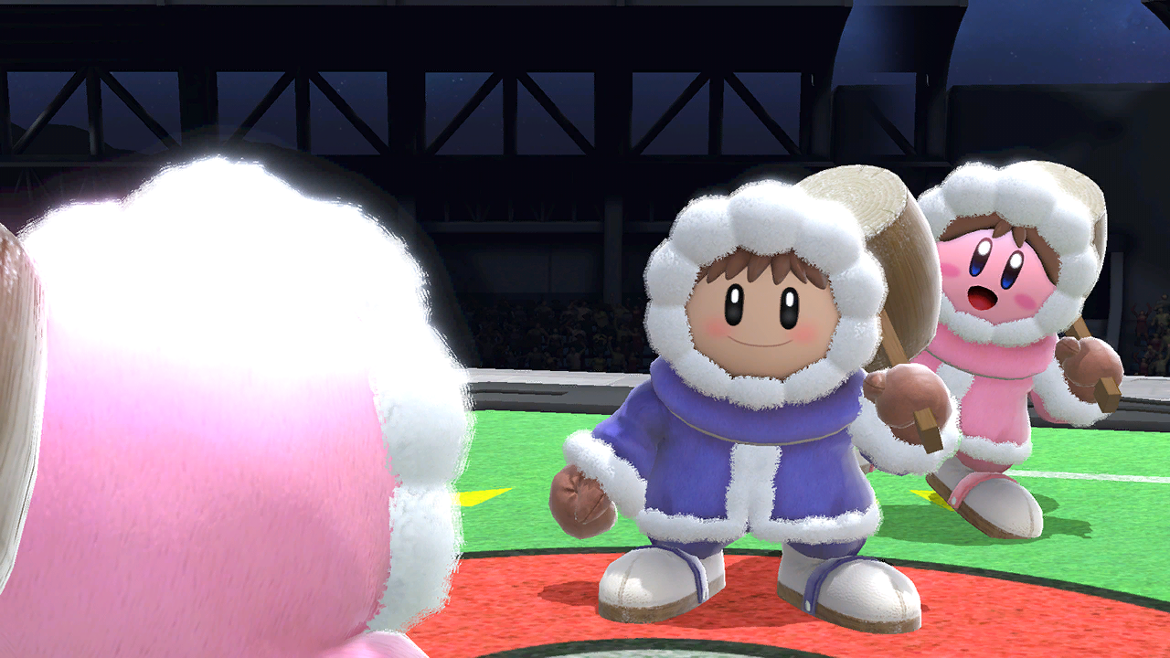 In Ultimate, the Ice Climbers' Classic Mode. 