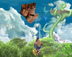 File:Donkey Kong Forward Aerial Meteor Smash Brawl.jpg
