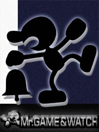 old mario mr game and watch super smash bros 4