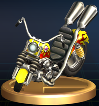 Wario Bike - Brawl Trophy.png