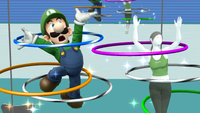 SSB4-Wii U Congratulations Classic Luigi.png