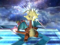 Charizard up throw Brawl.jpg