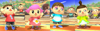 SSB4-WiiU - Villager Matching Costumes.png