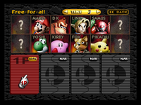 Smash Bros Unlock Chart