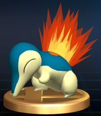 Cyndaquil - Brawl Trophy.png