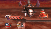 Sharking Meta Knight Halberd Brawl.gif
