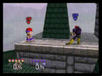 SSB64 Ness Shield Break Combo.gif