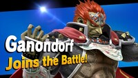 Ganondorf unlock notice SSBU.jpg