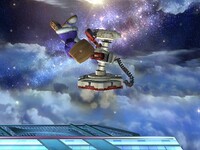 R.O.B. up throw Brawl.jpg