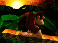 Donkey Kong Idle Pose SSBM.gif