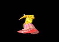 Peach Neutral Aerial Hitbox Melee.gif