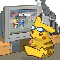 Pikachu playing brawl.jpg