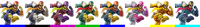 Captain Falcon Palette (SSB4).png