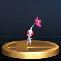 White Pikmin - Brawl Trophy.png