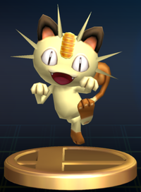 Meowth - Brawl Trophy.png