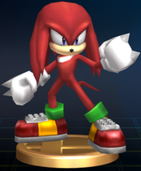 Knuckles - Brawl Trophy.png
