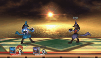 Lucario Neutral B SSBB.gif