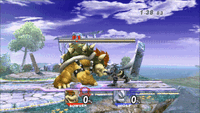Sacrificial KO Bowser Brawl.gif