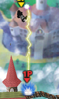 SSB64 Thunderspike Thunder Hit.png