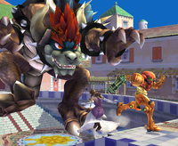 Giga Bowser SSBB Delfino Plaza.png