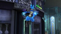 Lucario's wall cling.JPG