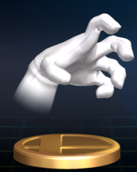 Crazy Hand - Brawl Trophy.png