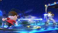 Smash4 - Pit battles Villager.jpg