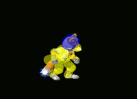 Fox Up Smash Hitbox Melee.gif