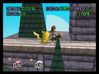 Fox grabs Pikachu SSB64.jpg